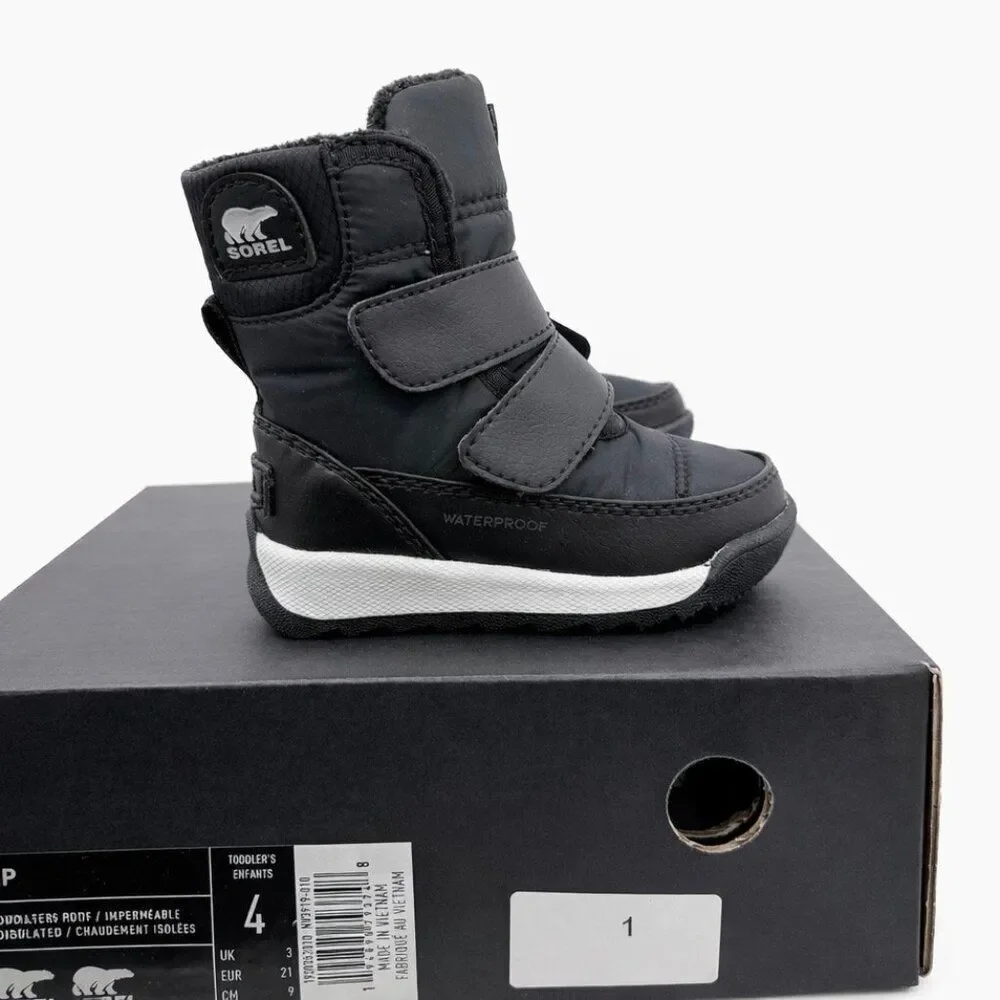 SOREL Toddler Whitney II Strap WP Waterproof Insulated Winter Snow Boots Size 4